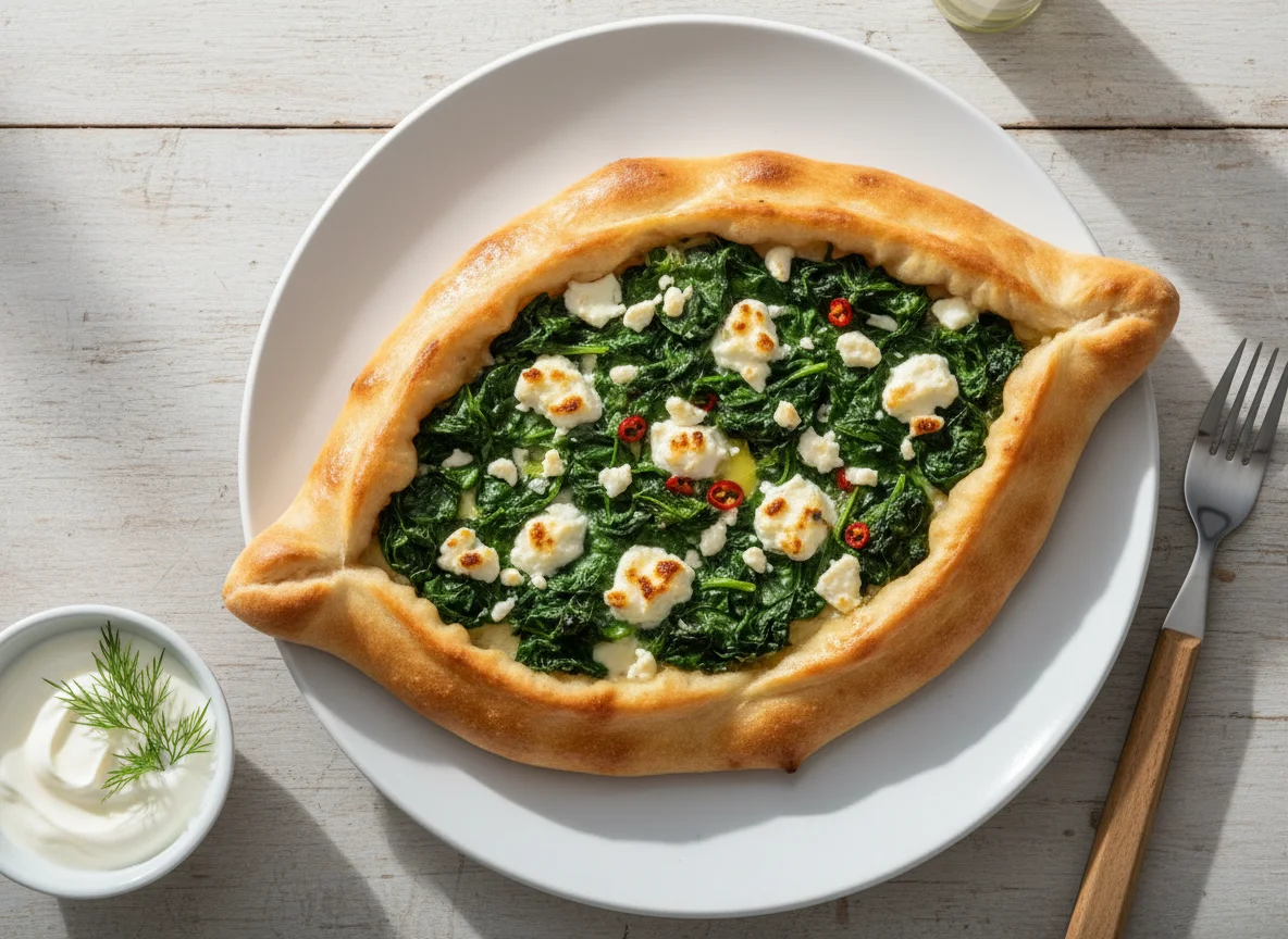 Spinat-Käse Pide photo