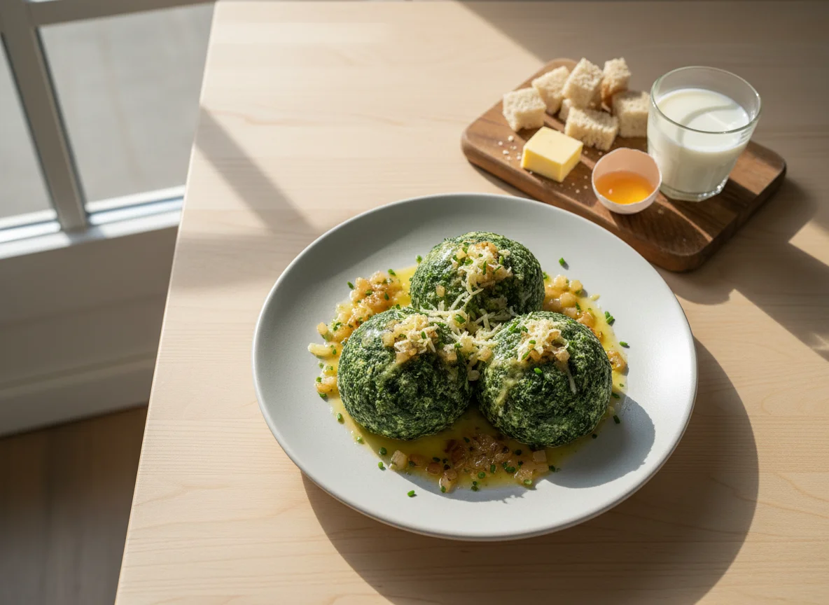 Spinatknödel photo