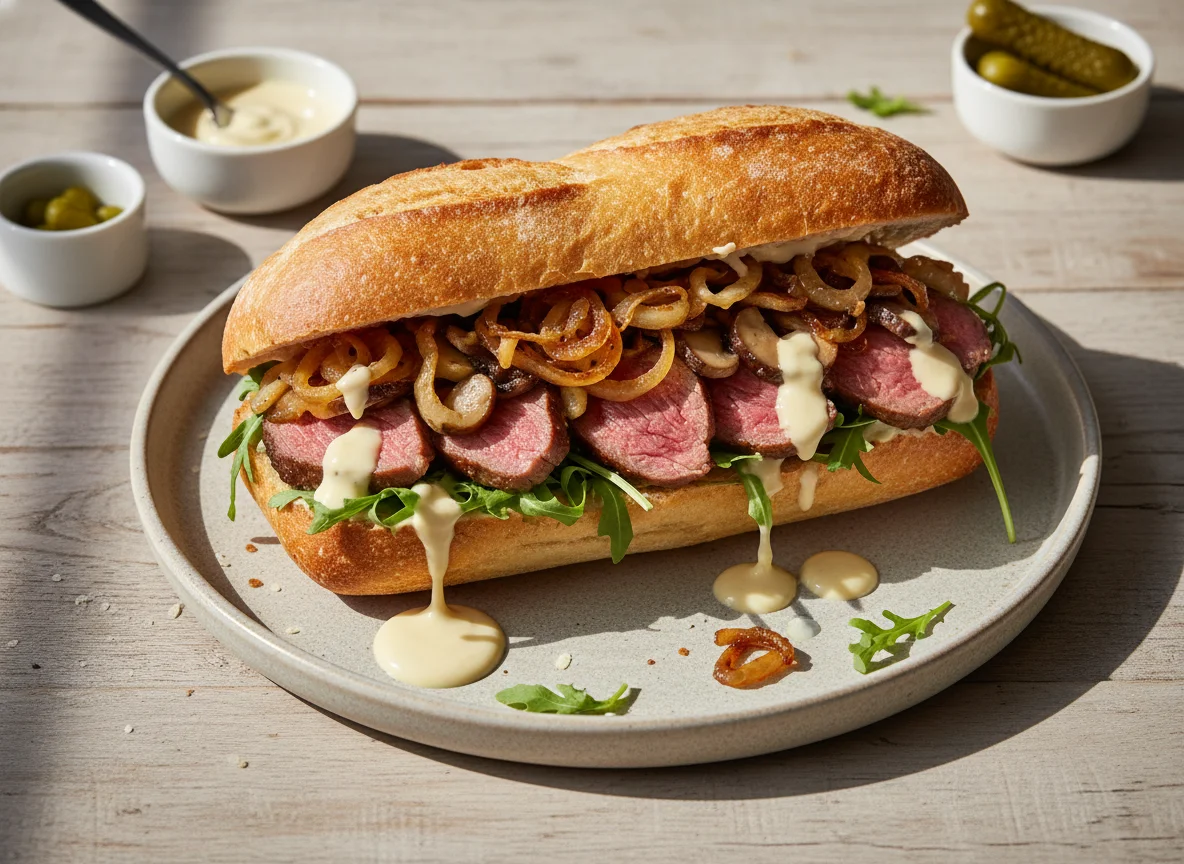 Steak-Sandwich photo