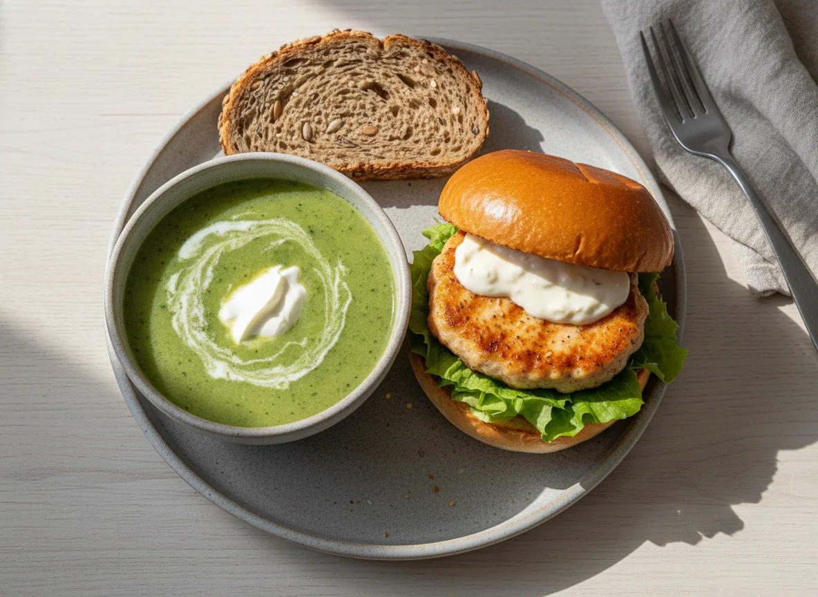 Suppe, Brot und Burger photo