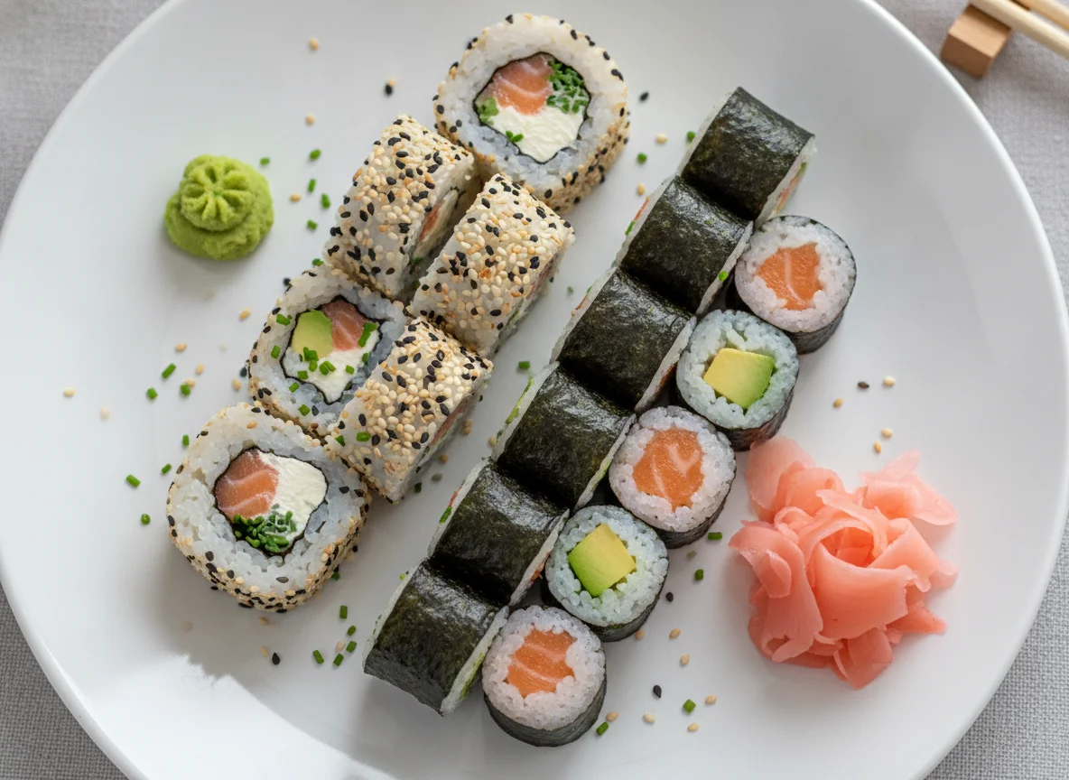 Sushi Mix (Inside-Out Rolls und Maki) photo