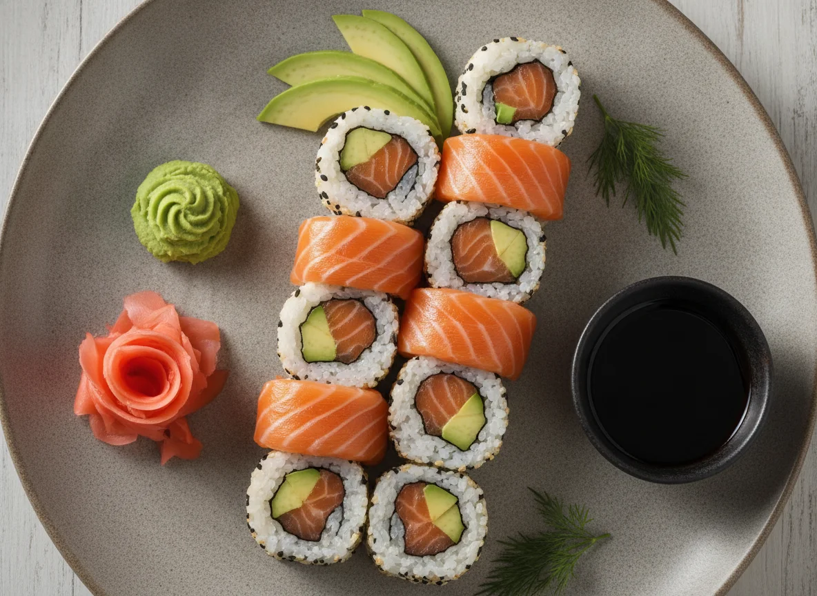 Sushi Mix (Lachs und Avocado) photo