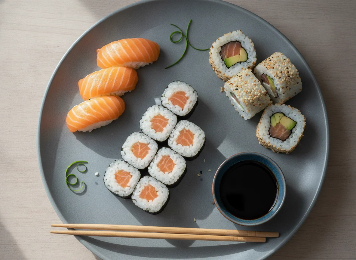 Sushi Mix (Nigiri, Maki, Inside-Out) photo