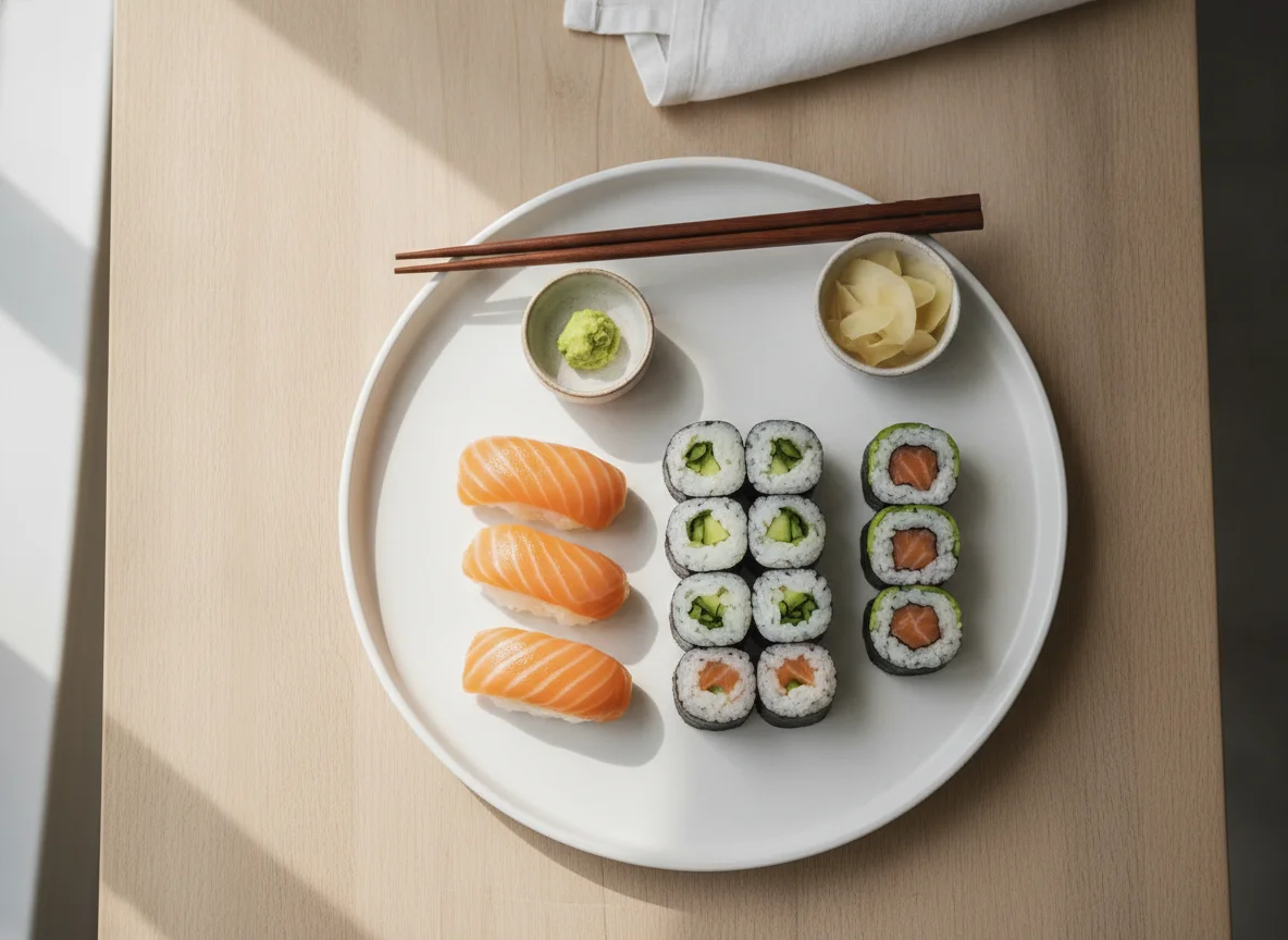 Sushi Set (Nigiri und Maki) photo