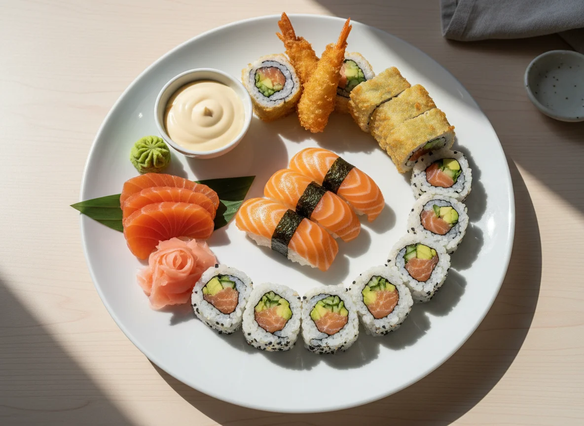 Sushi und Maki Platte photo
