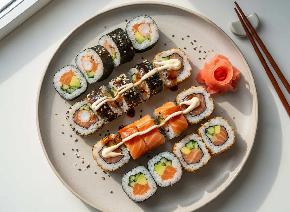 Sushi-Rollen-Mix photo