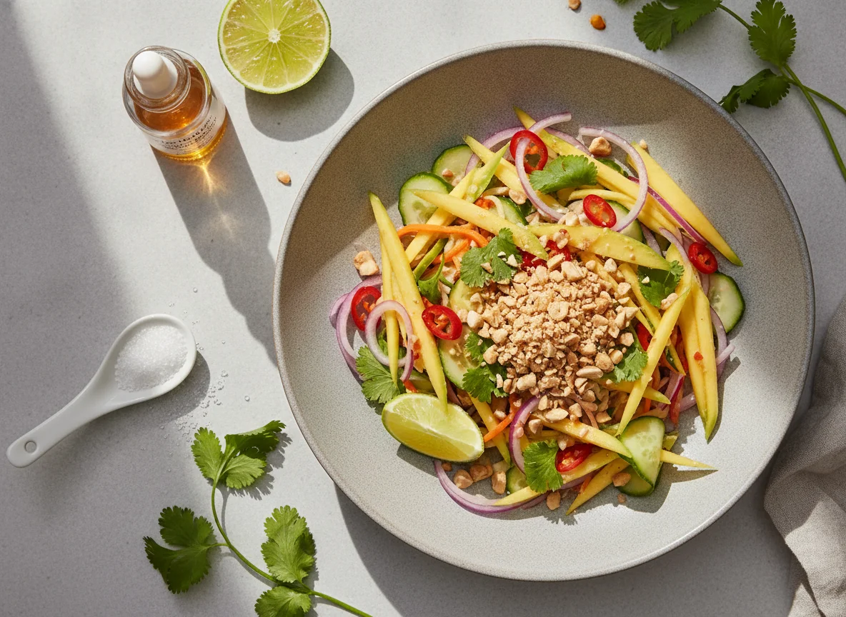 Thai-Mango-Salat (halbe Portion) photo