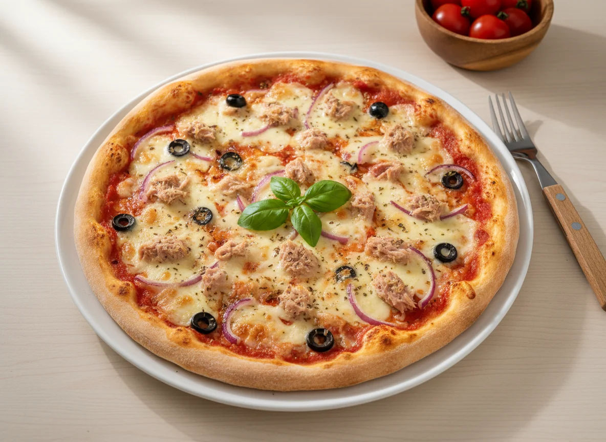 Thunfisch Pizza photo