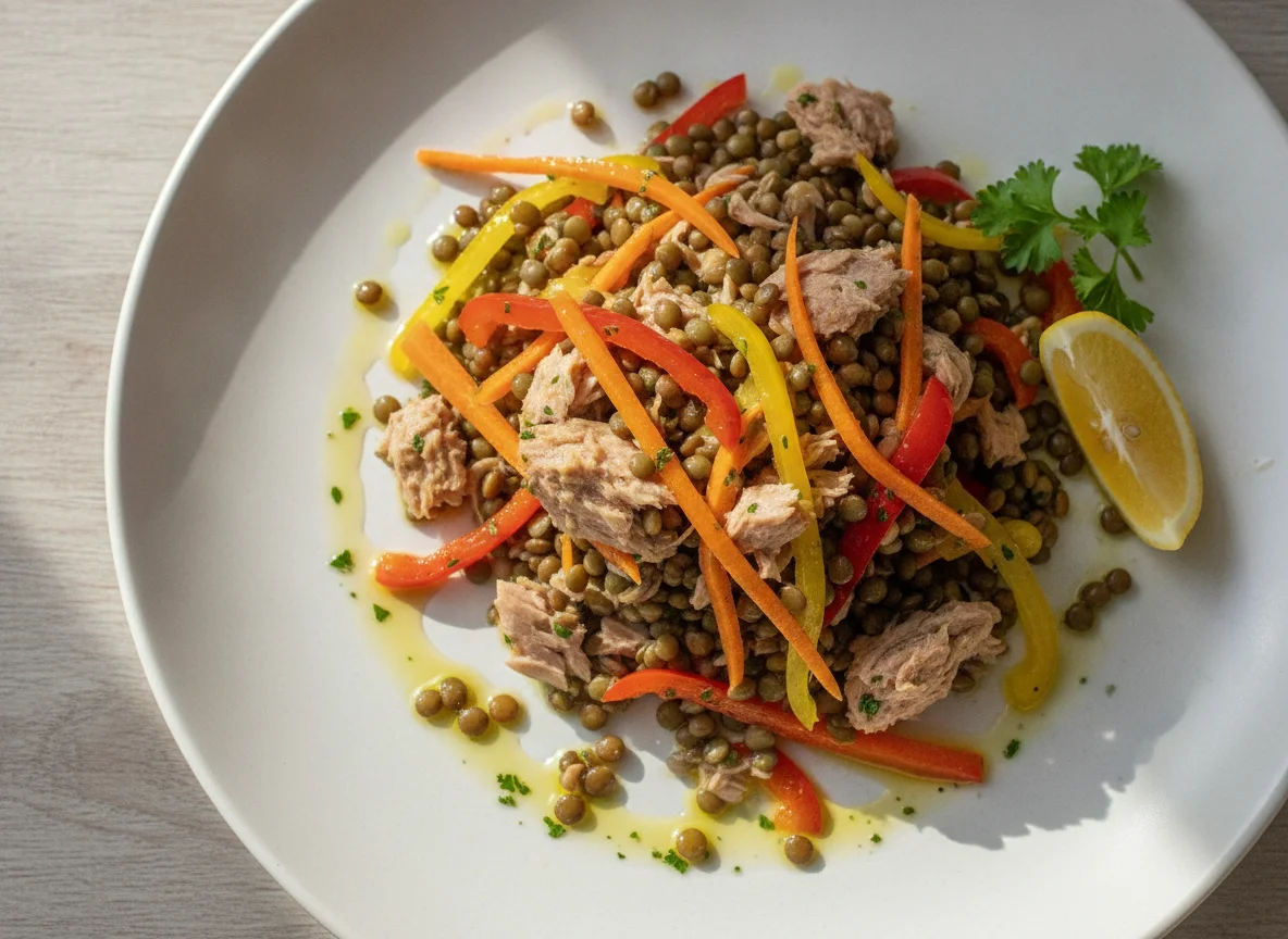 Thunfisch Salat Linse photo