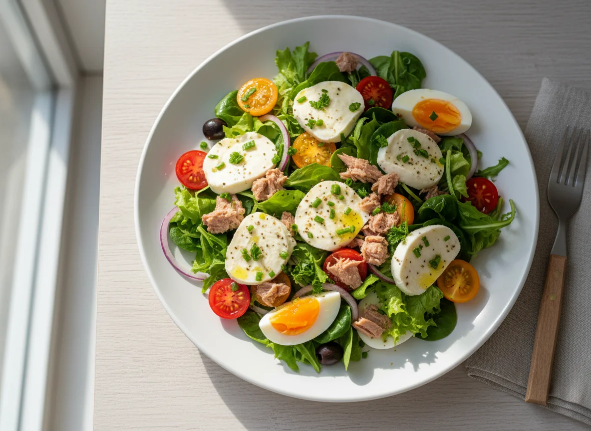 Thunfisch-Mozzarella-Salat photo