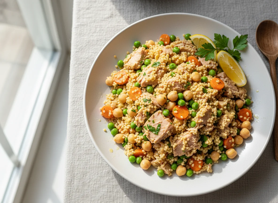 Thunfisch-Salat mit Couscous photo
