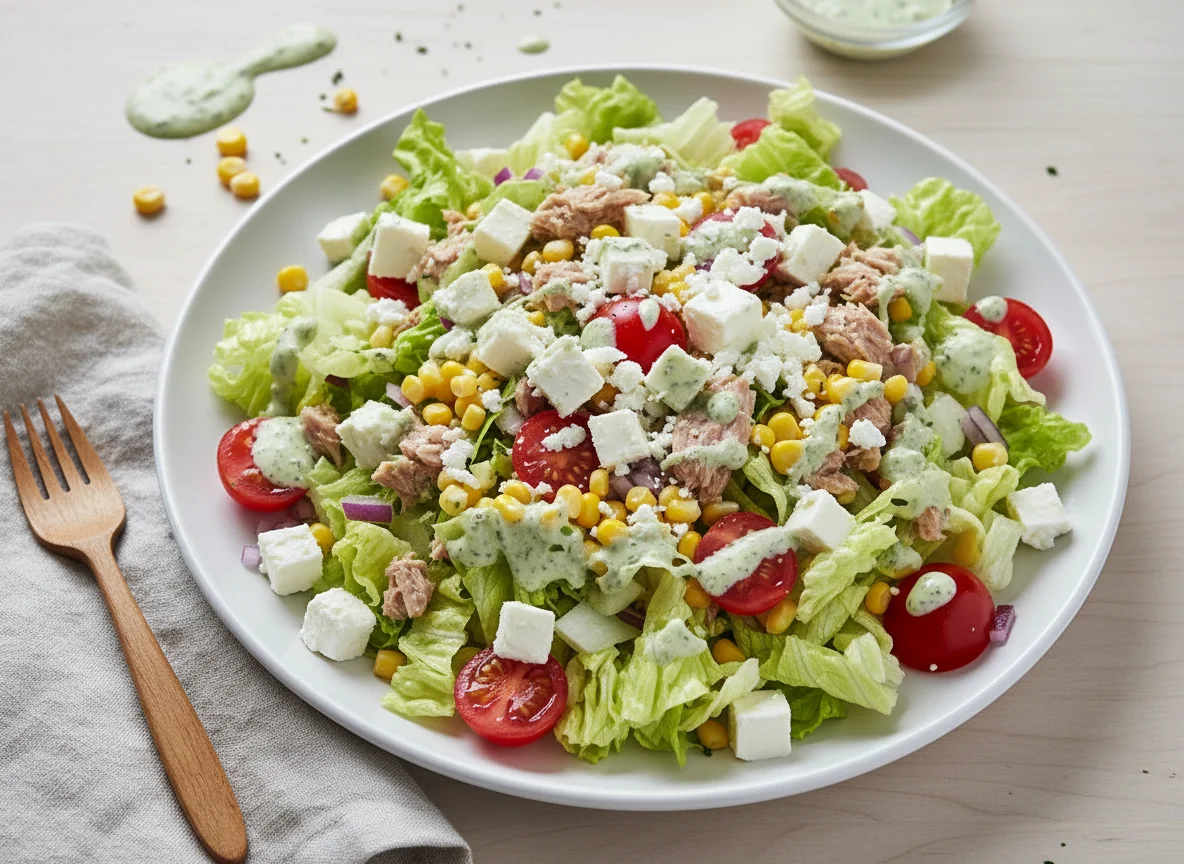 Thunfischsalat mit Dressing photo