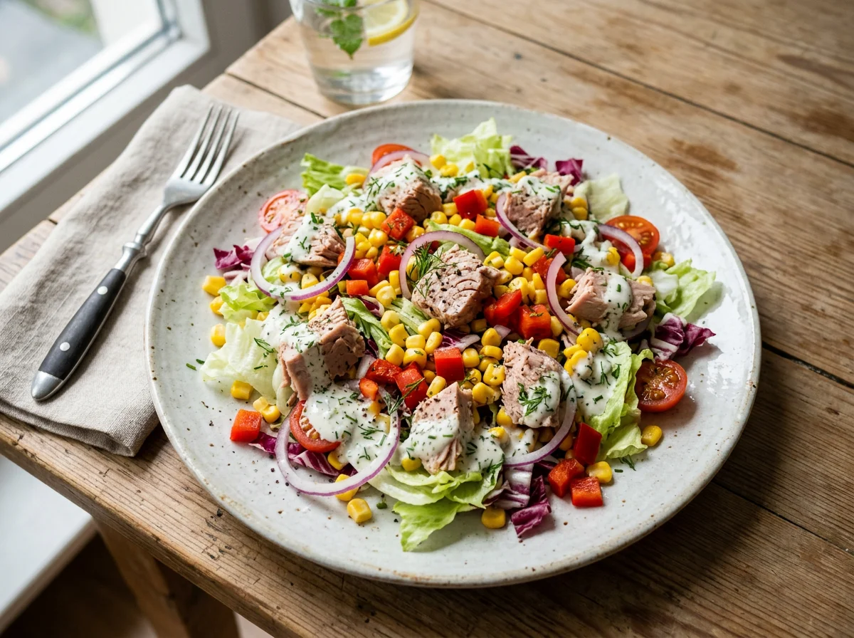 Thunfischsalat mit Joghurt-Dressing photo