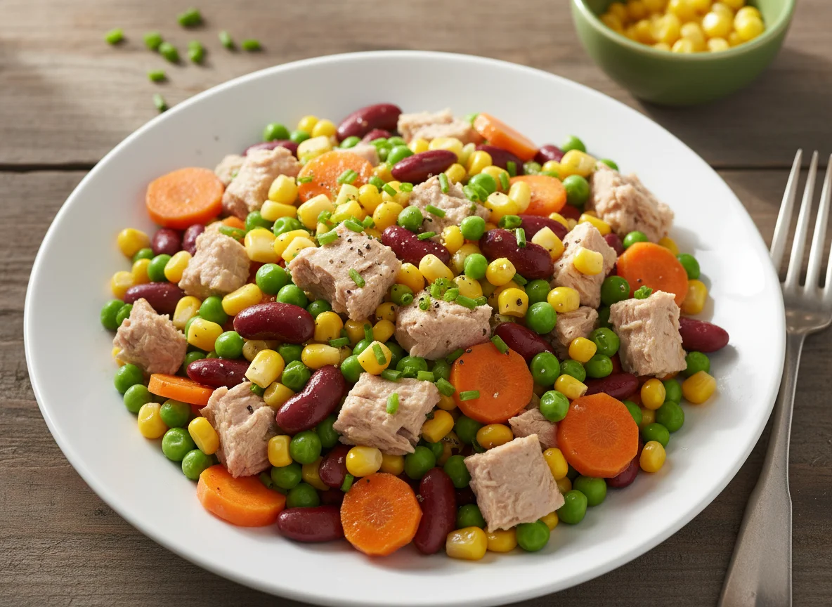 Thunfischsalat mit Mais photo