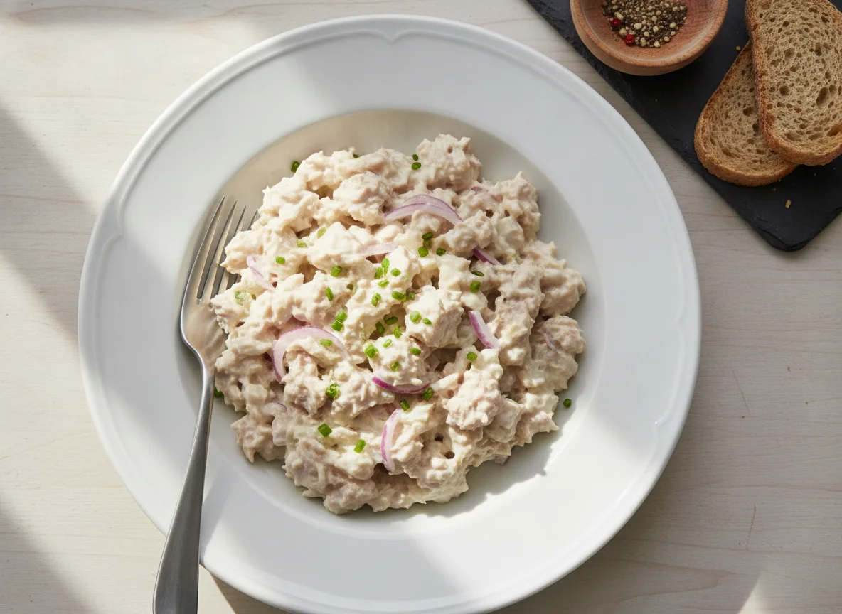 Thunfisch-Salat mit Mayonnaise photo