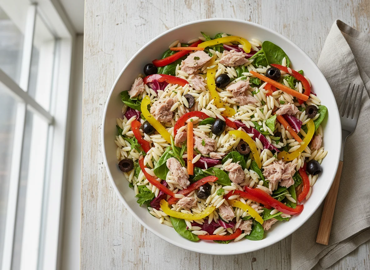 Thunfischsalat mit Pasta photo