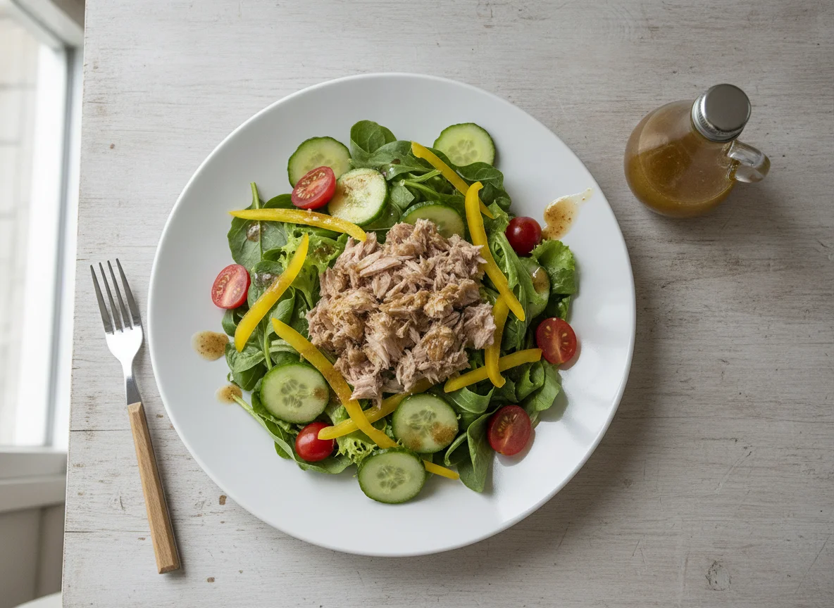 Thunfischsalat mit Vinaigrette photo