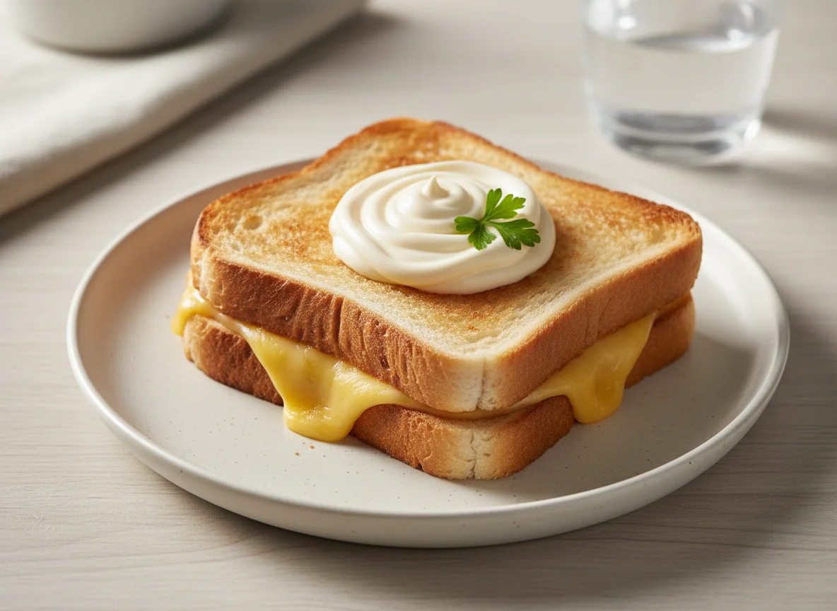 Toast-Sandwich mit Mayonnaise photo