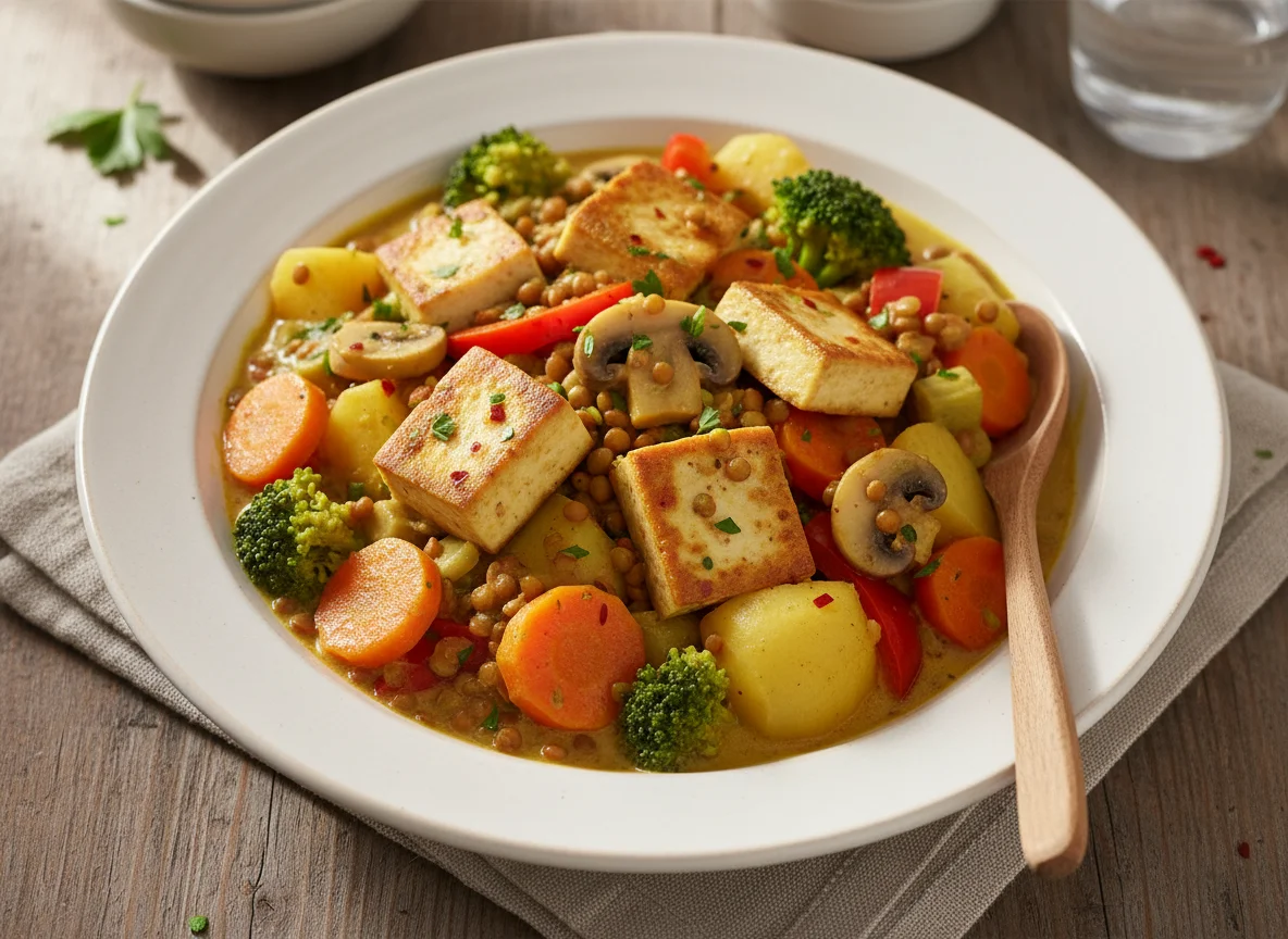 Tofu-Gemüse-Eintopf photo