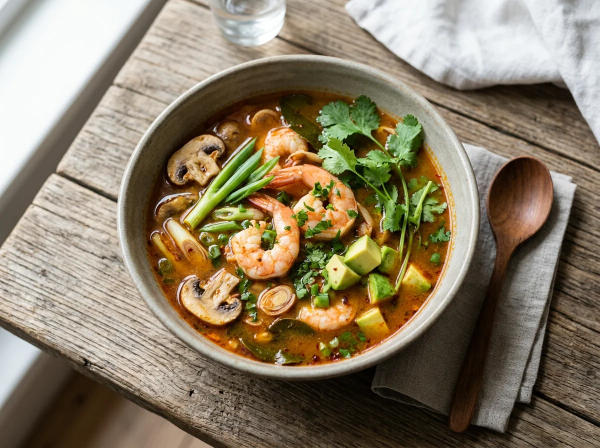 Tom Yum Suppe photo