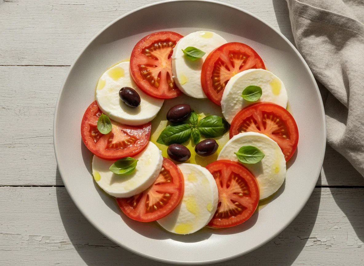 Tomate mit Mozzarella (Caprese) photo