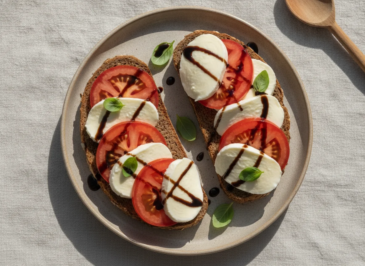 Tomate-Mozzarella-Brot photo