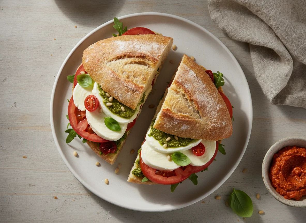 Tomate-Mozzarella-Ciabatta photo