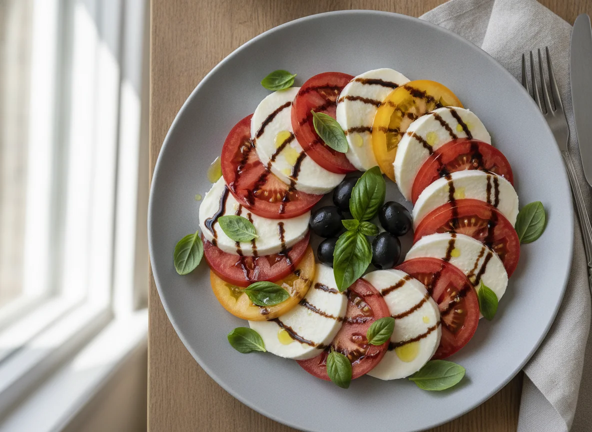 Tomate-Mozzarella-Platte (Caprese) photo