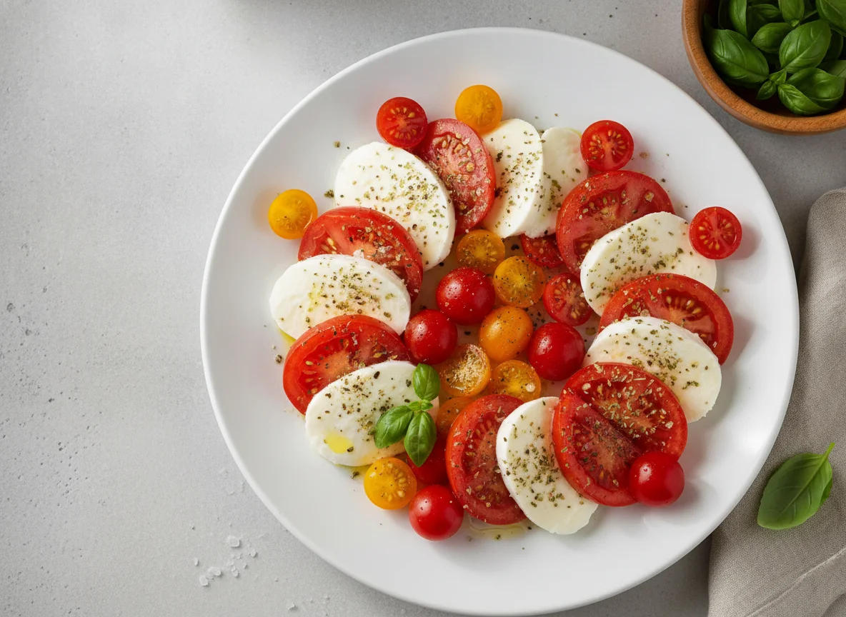 Tomate-Mozzarella-Platte photo
