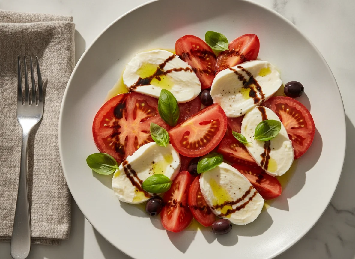 Tomate-Mozzarella-Salat (Caprese) photo