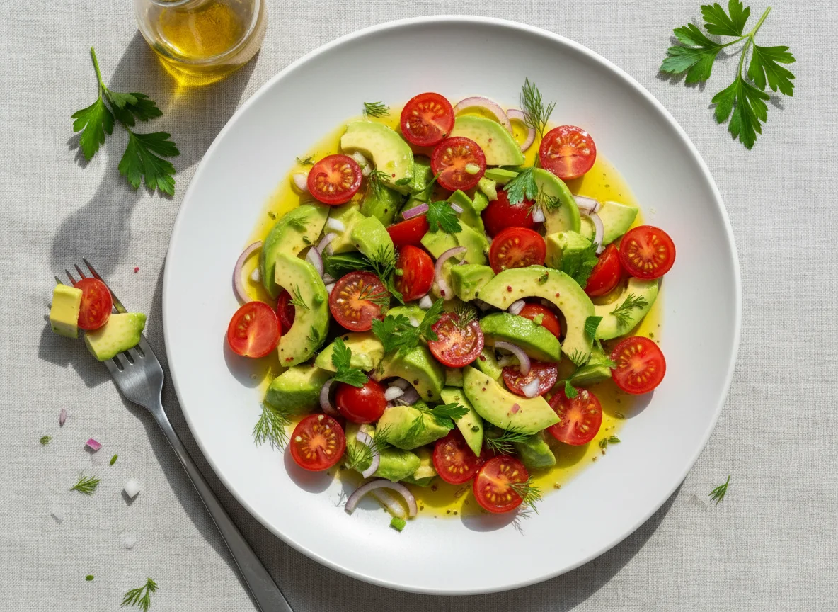 Tomaten-Avocado-Salat photo