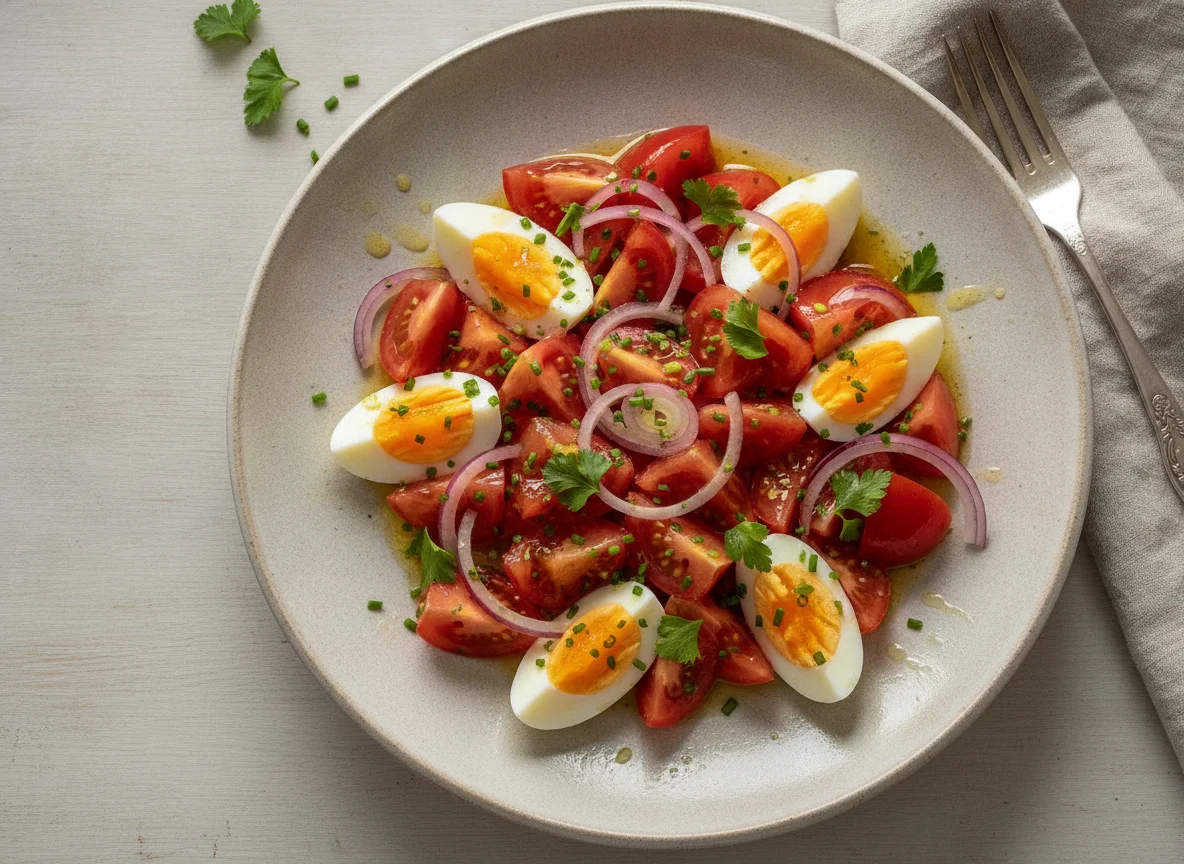 Tomaten-Ei-Salat photo