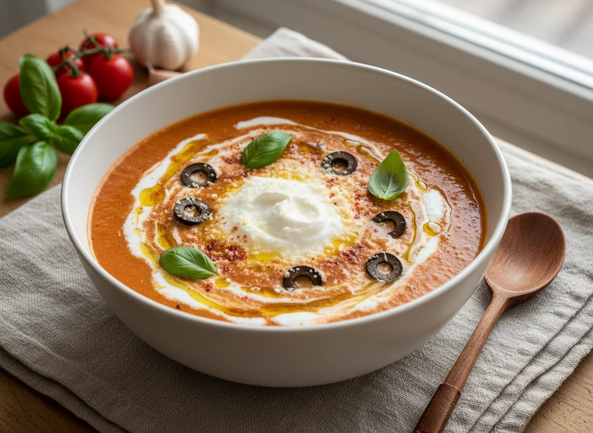 Tomaten-Kokosmilch-Suppe photo