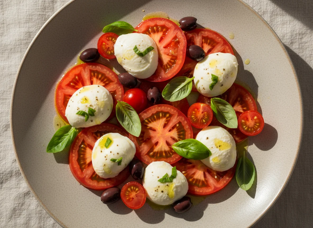 Tomaten-Mozzarella-Salat photo