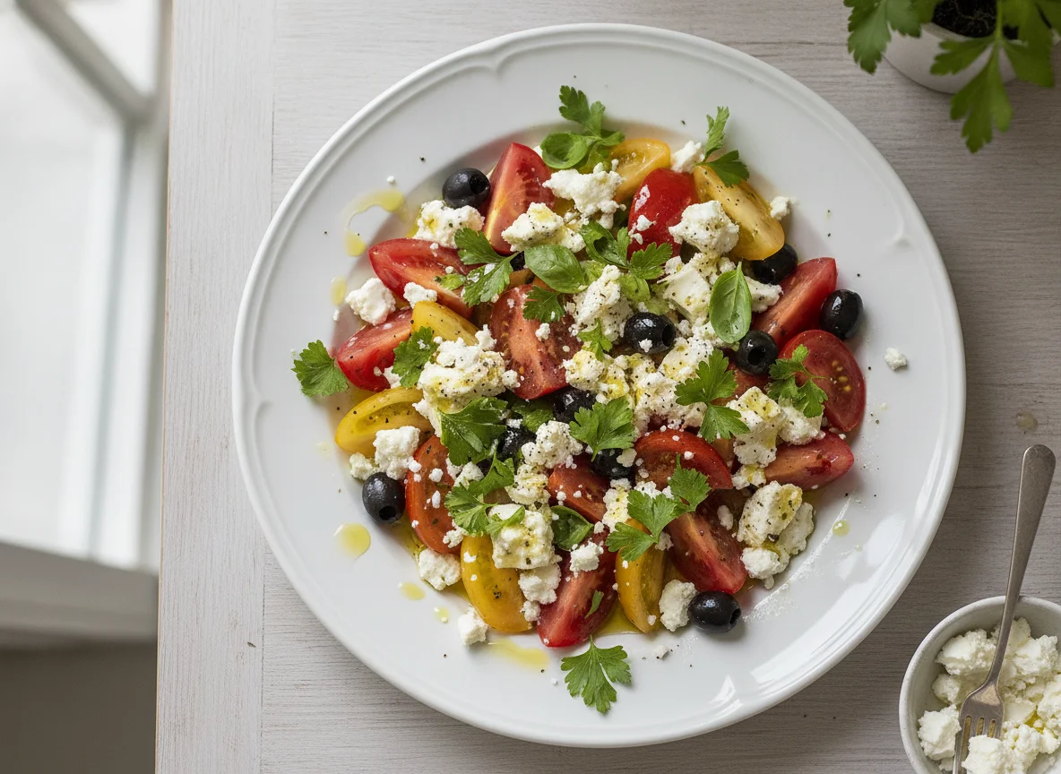 Tomatensalat mit Feta photo