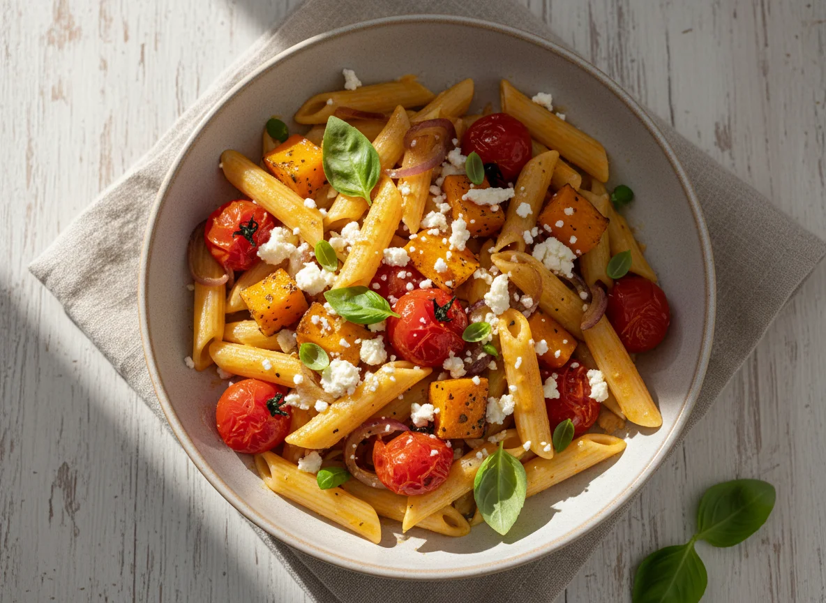 Toni's Feta-Kürbis Pasta photo