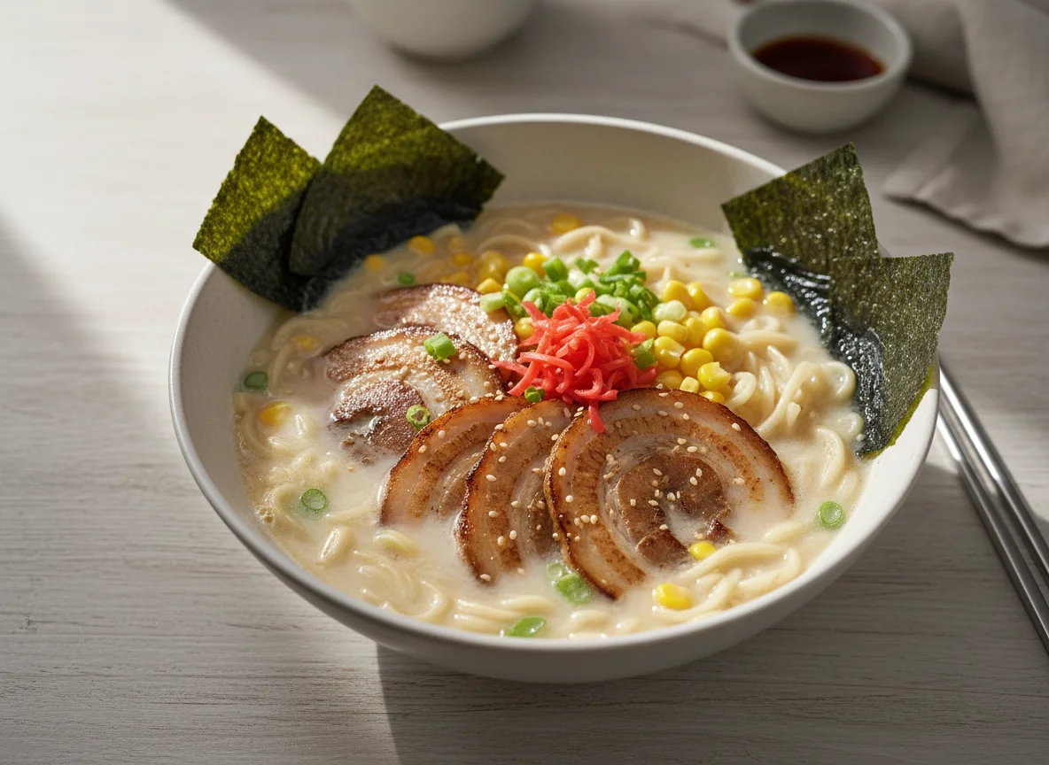 Tonkotsu Ramen mit Chashu photo