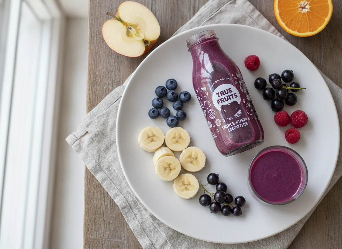 True Fruits Triple Purple Smoothie photo
