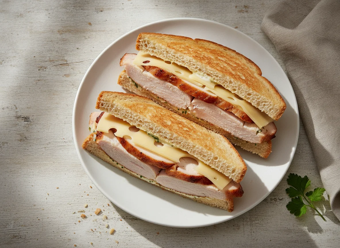 Truthahn-Käse-Sandwich photo
