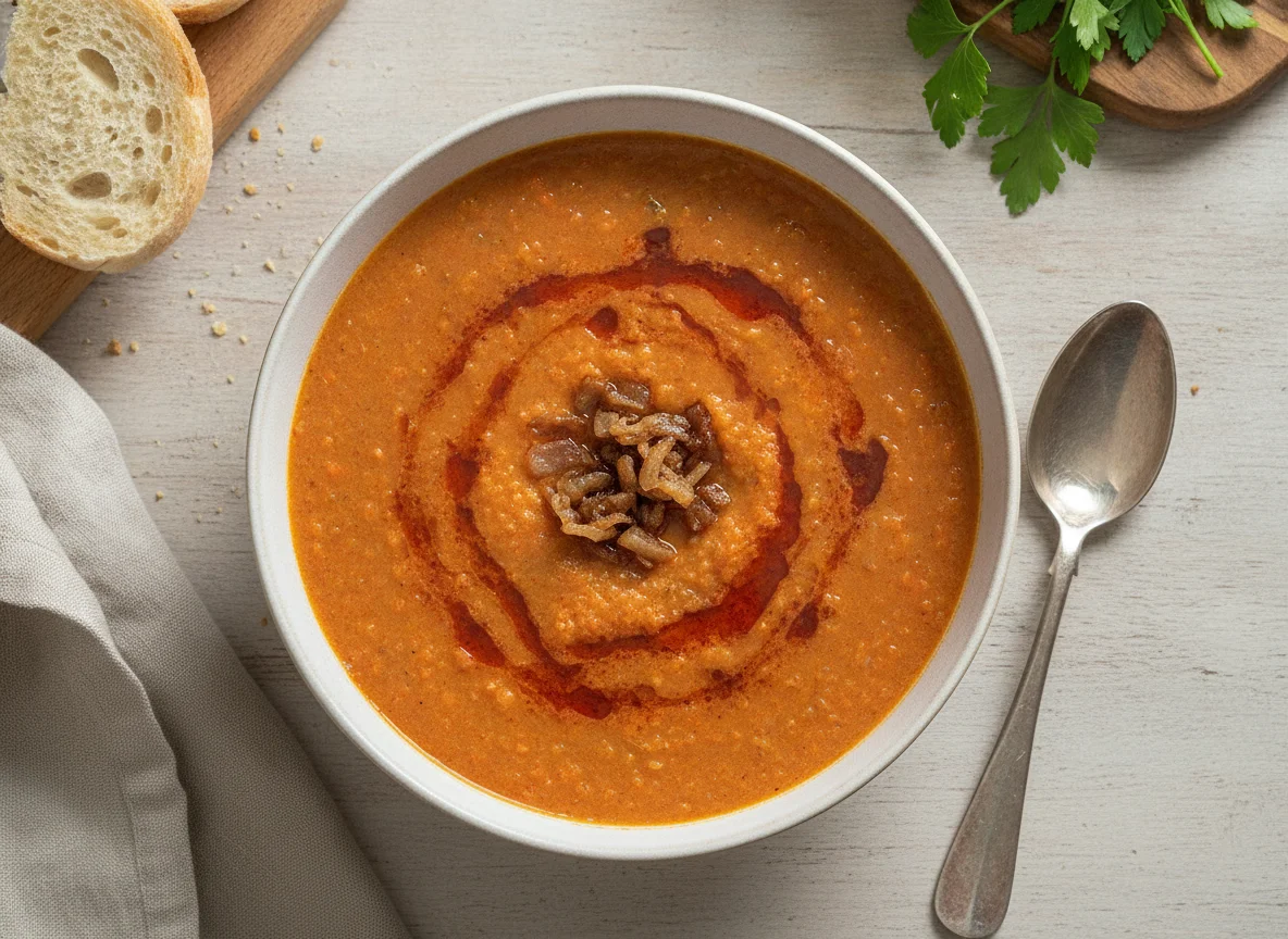 Türkische Linsensuppe (Mercimek Çorbası) photo
