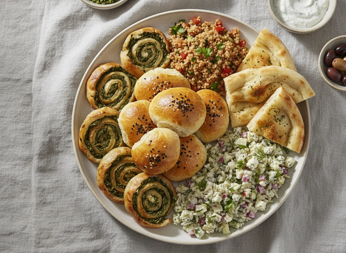 Türkischer Vorspeisenteller photo