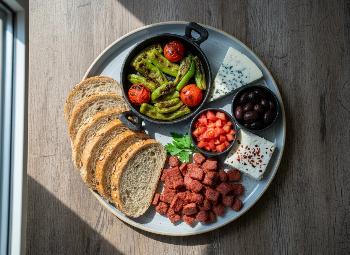 Türkisches Frühstücksteller photo