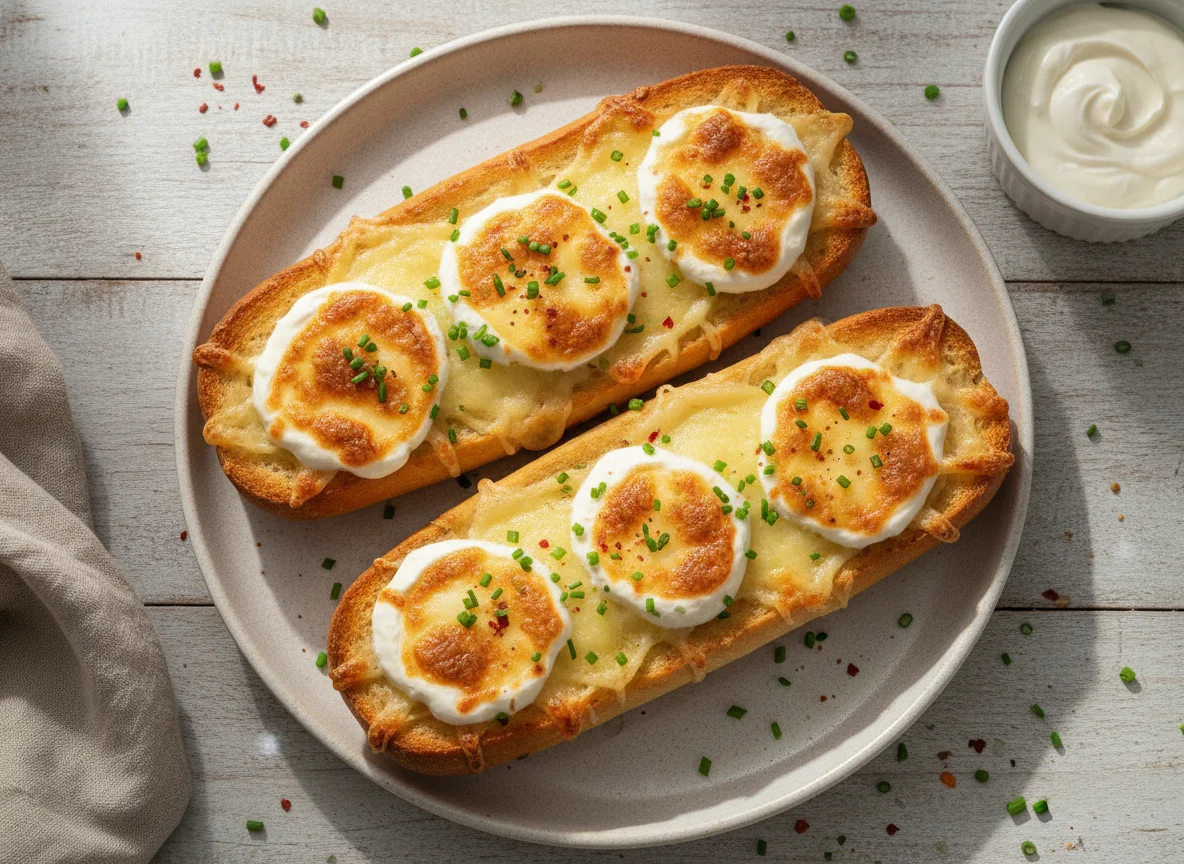 Überbackene Baguette-Brötchen photo