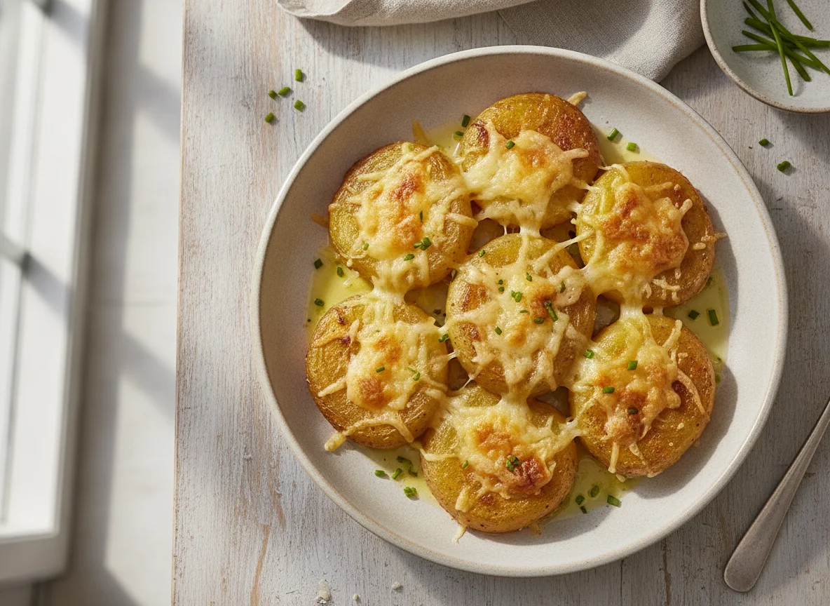 Überbackene Quetschkartoffeln photo