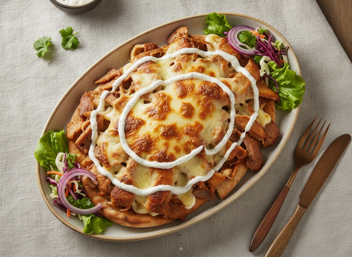 Überbackener Döner photo