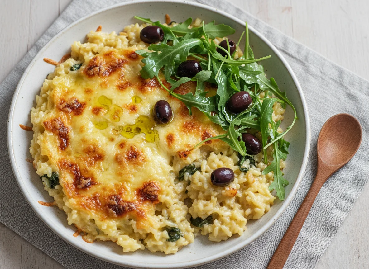 Überbackenes Risotto photo