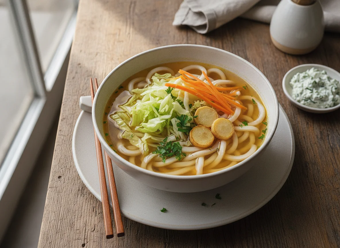 Udon-Nudelsuppe photo