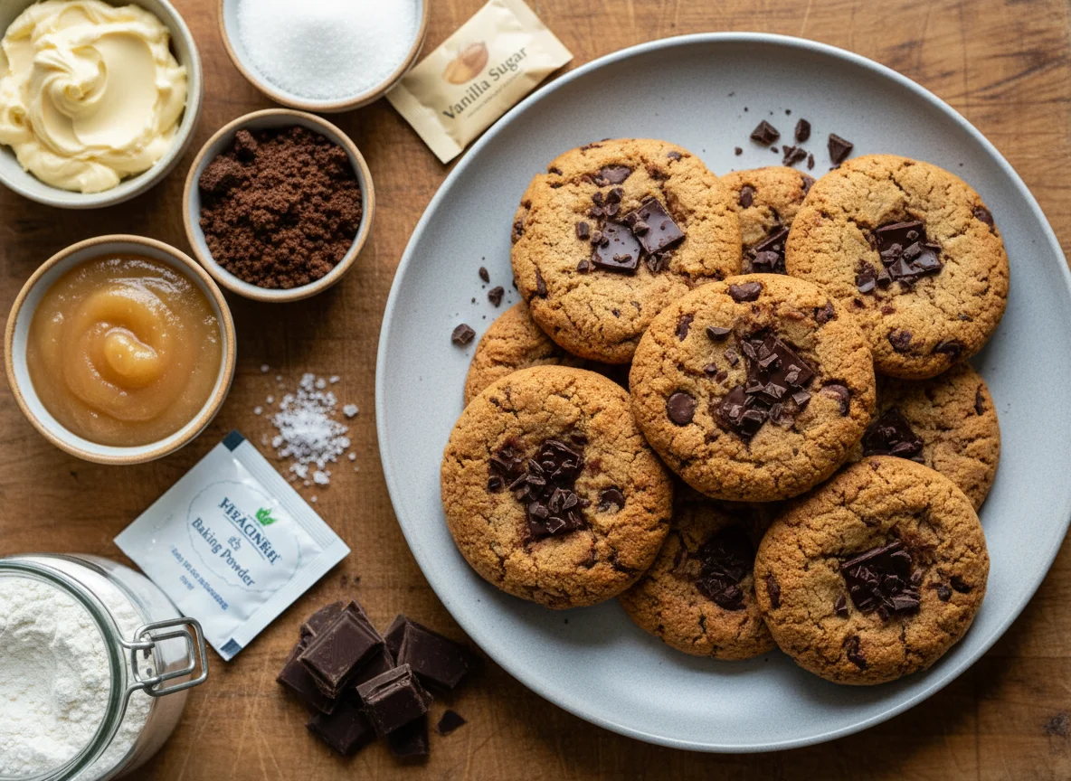 Vegane Chocolate Chip Cookies photo