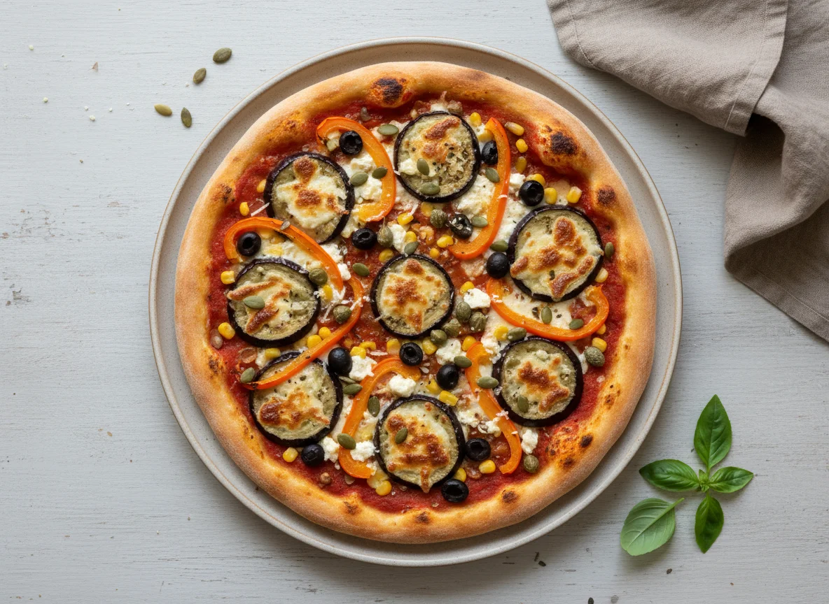 Vegane glutenfreie Pizza photo