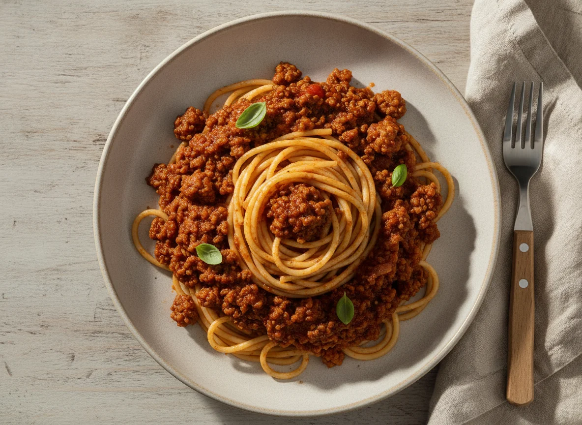 Vegane Spaghetti Bolognese photo
